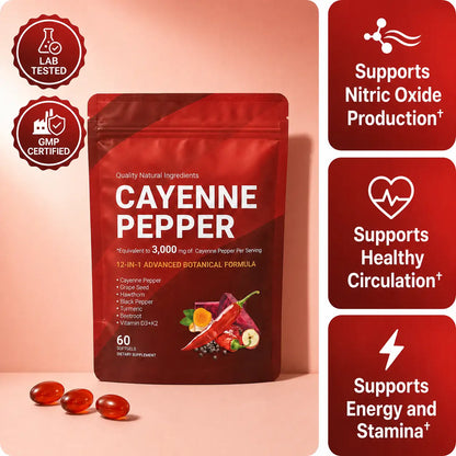 BePurex Cayenne Pepper Softgels