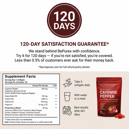 BePurex™ Cayenne Pepper Softgels
