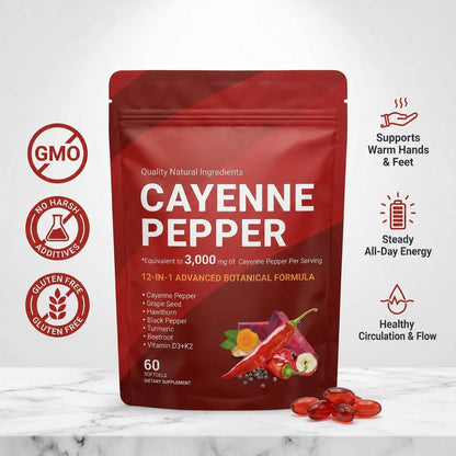 BePurex Cayenne Pepper Softgels
